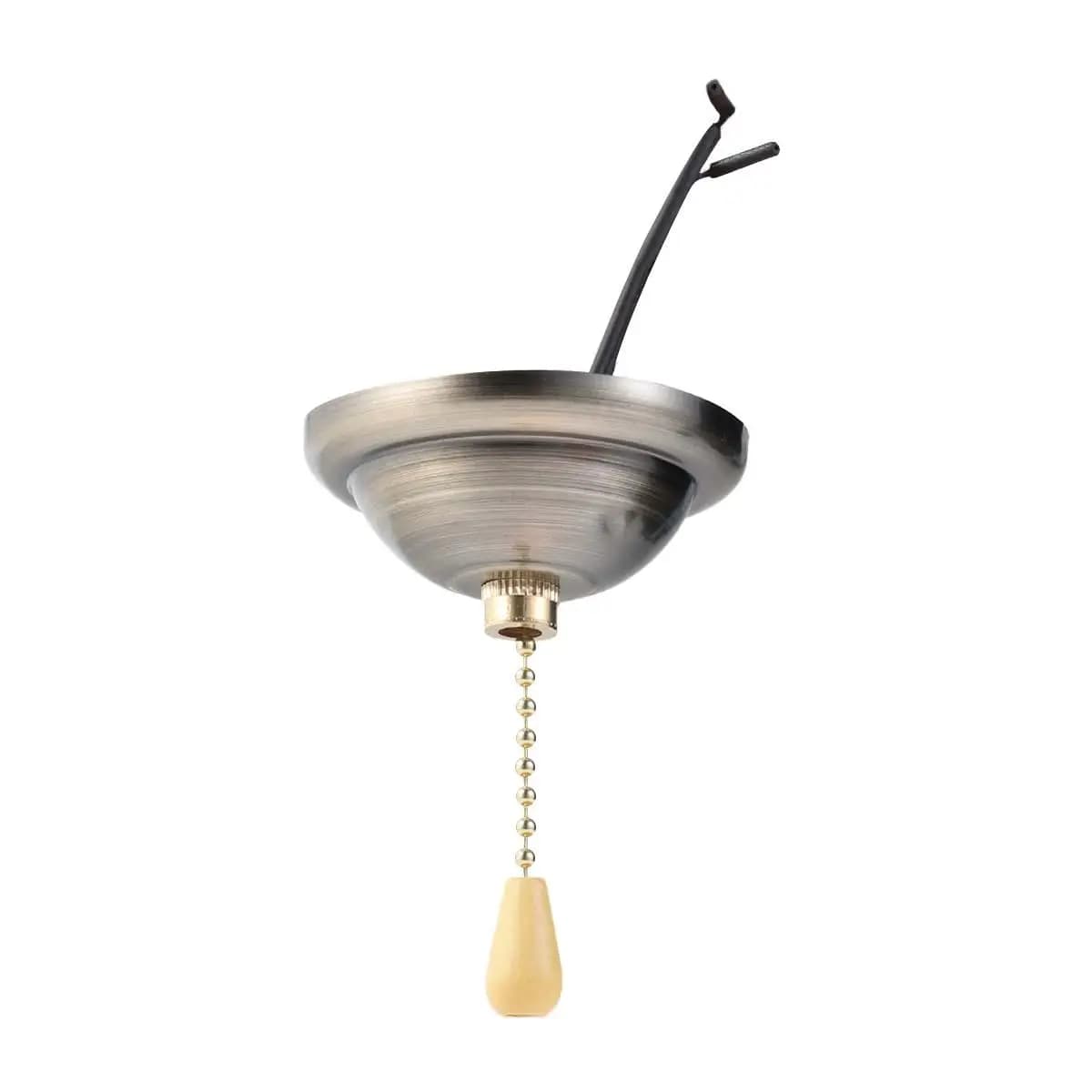 Set di catenelle per ventilatore da soffitto in ferro resistente, interruttore della luce, interruttore a corda, interruttore per plafoniera, set di maniglie per ventilatore con connettore rotondo