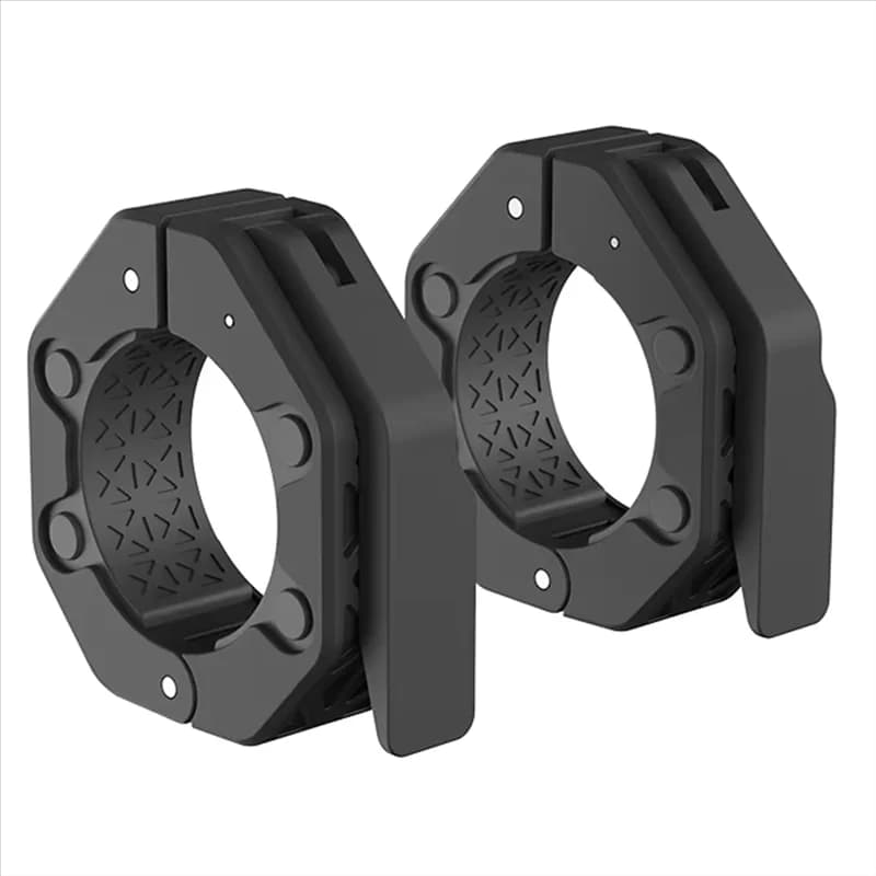 AEF5-Morsetti per bilanciere a sgancio rapido, collari con bloccaggio a rotazione, clip per barra pesi per sollevamento pesi, allenamento per la forza, sicuro e portatile