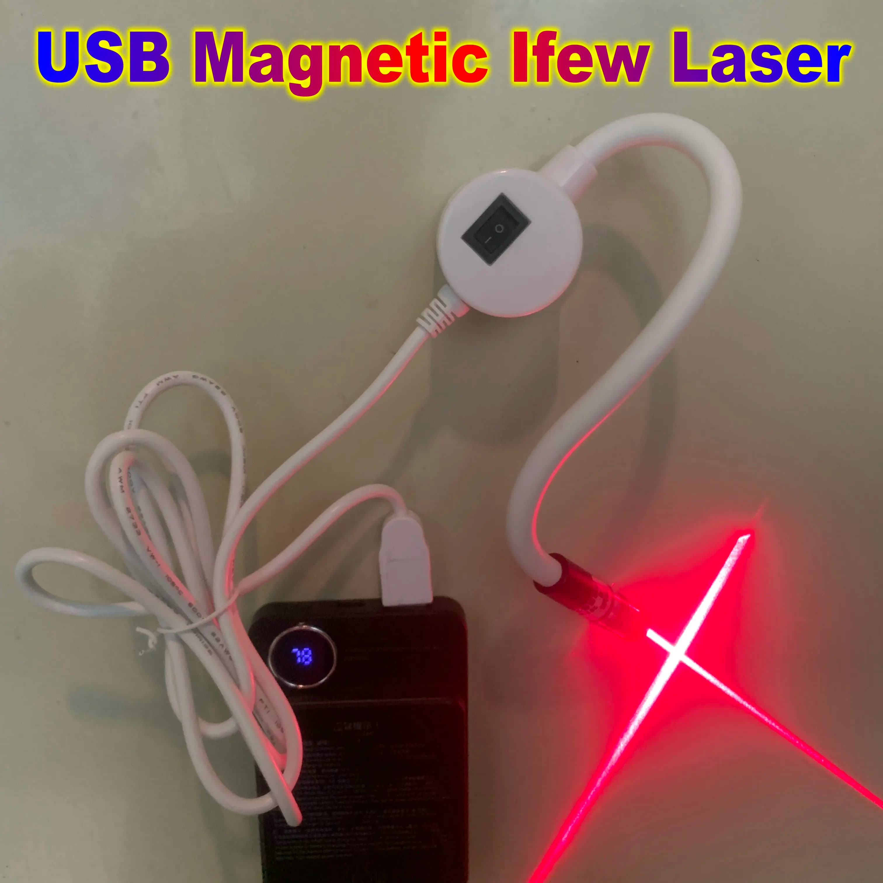 Strumento di Allineamento Laser USB DTF per Termopressa, Kit Luce di Posizionamento per Sublimazione T-shirt, Localizzatore a Croce per Letto di Taglio e Cucito