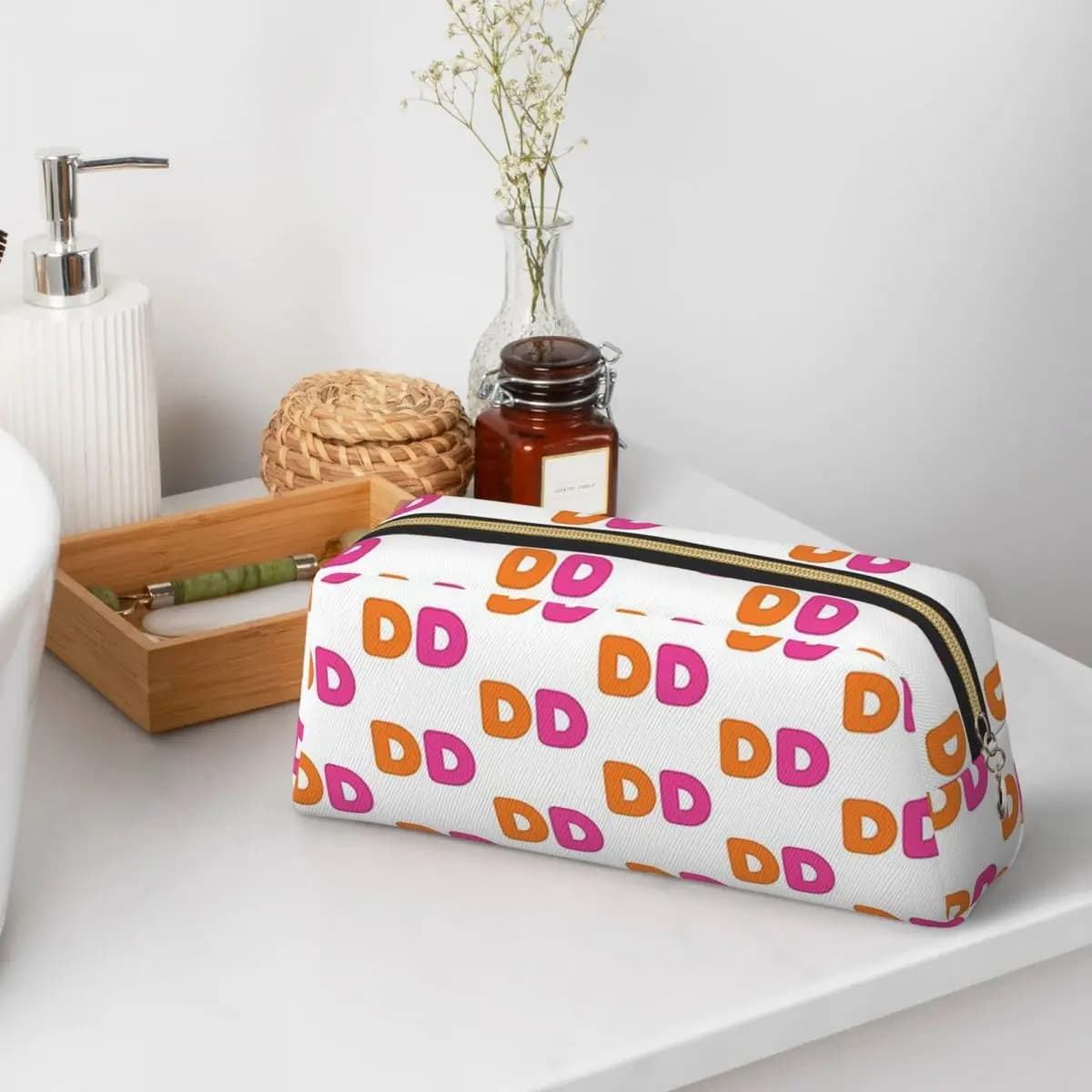 Astucci per matite I Love Dunkin Donuts per studenti, regali, scatole per penne, astucci per matite di grande capacità, astucci per cancelleria