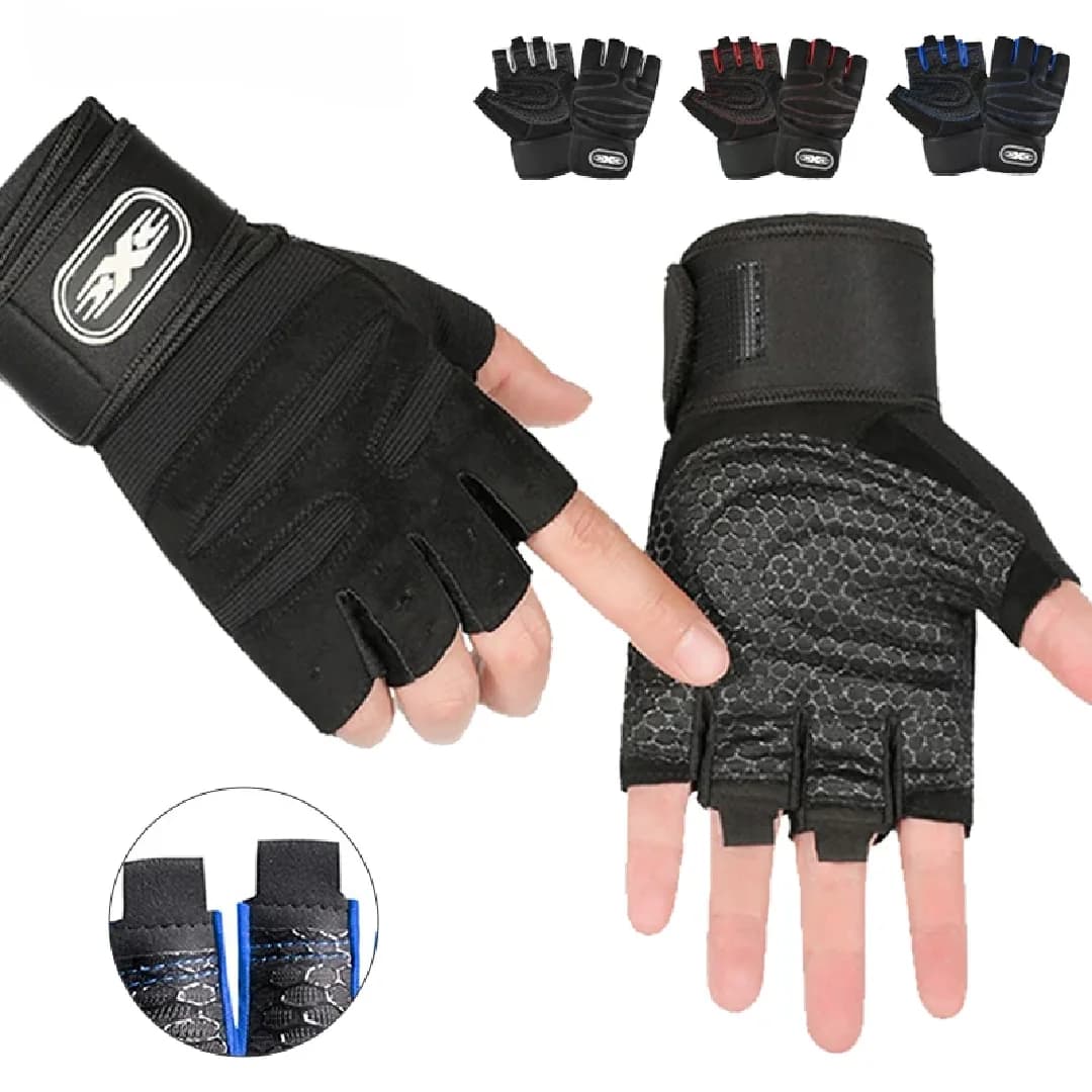 Training Gloves for Men and Women, Gloves Half-Date with Support for Sports, Lifting Weights, Cycling, Motorcycling, Gym