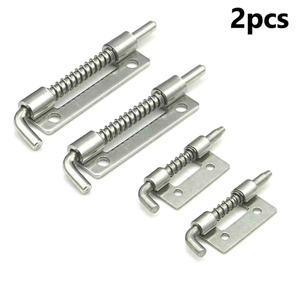 2 pezzi tono di chiusura cerniere per porte dell'armadio bulloni per porte chiusure caricate a molla cerniere per porte dell'armadio bullone di sicurezza hardware