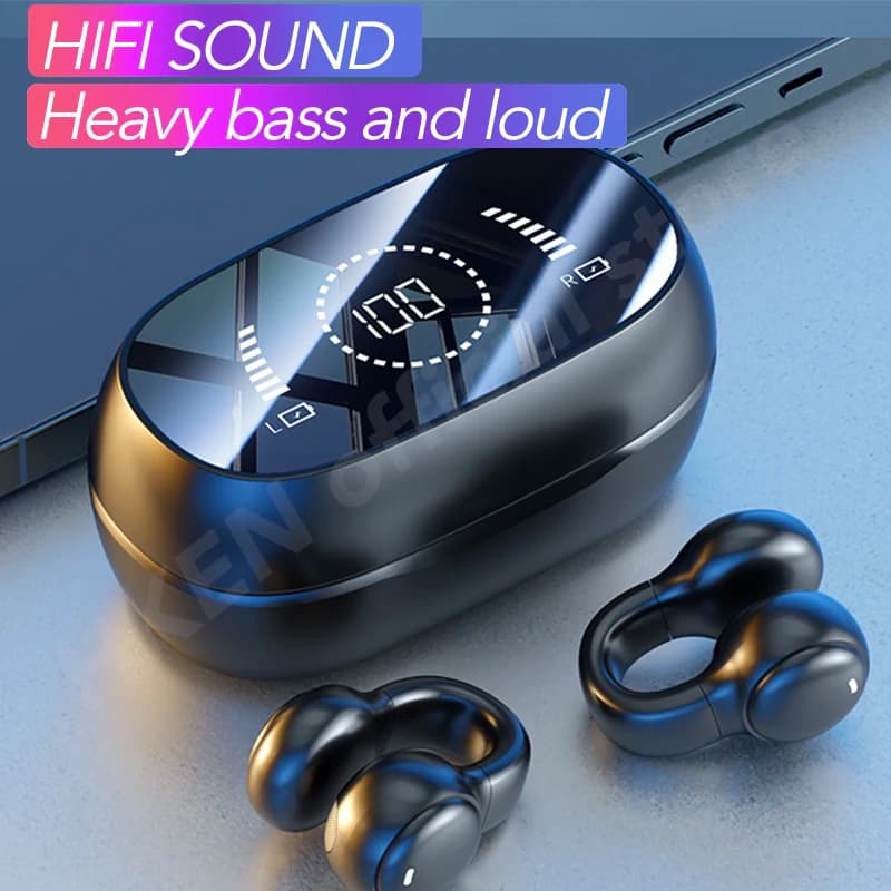 High quality bone conduction wireless headphones Bluetooth gaming headphones Sports earphones with noise cancellation for iPhone xiaomi