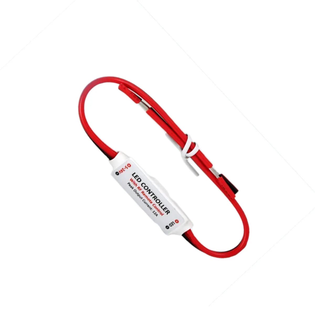 Controller LED Wireless per Strisce Monocolore, Telecomando a 11 Tasti, Dimmer per Regolazione Luminosità, Controller per Strisce LED Mono
