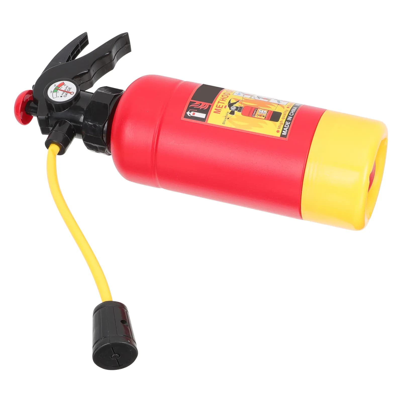 Set Gioco Estintore ad Acqua per Bambini, Costruzione in Plastica Spessa, Spruzzo a Lunga Distanza, Divertimento Estivo, Atmosfera da Vero Vigile del Fuoco