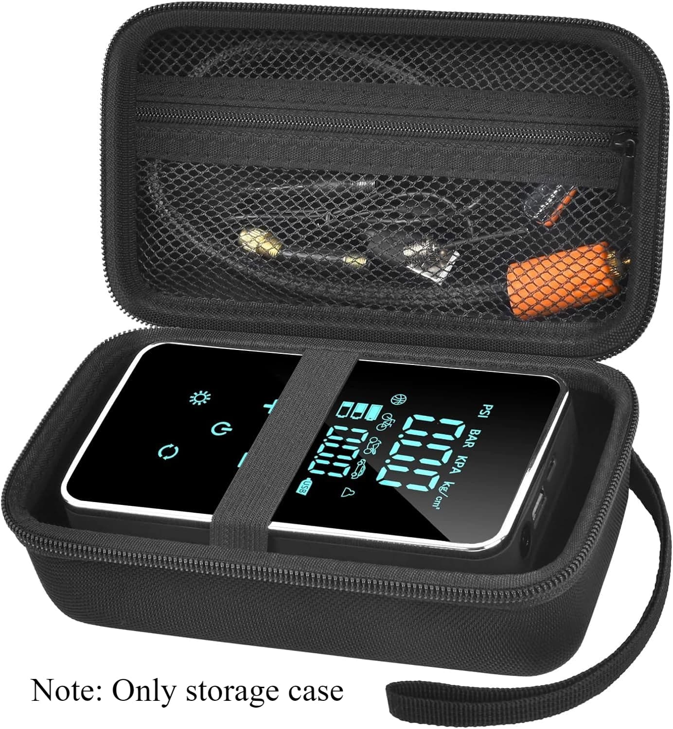 (Solo scatola) Custodia compatibile con compressore d'aria portatile per gonfiaggio pneumatici Prilotte, supporto per YX15 Pro max 18000mAh elettrico