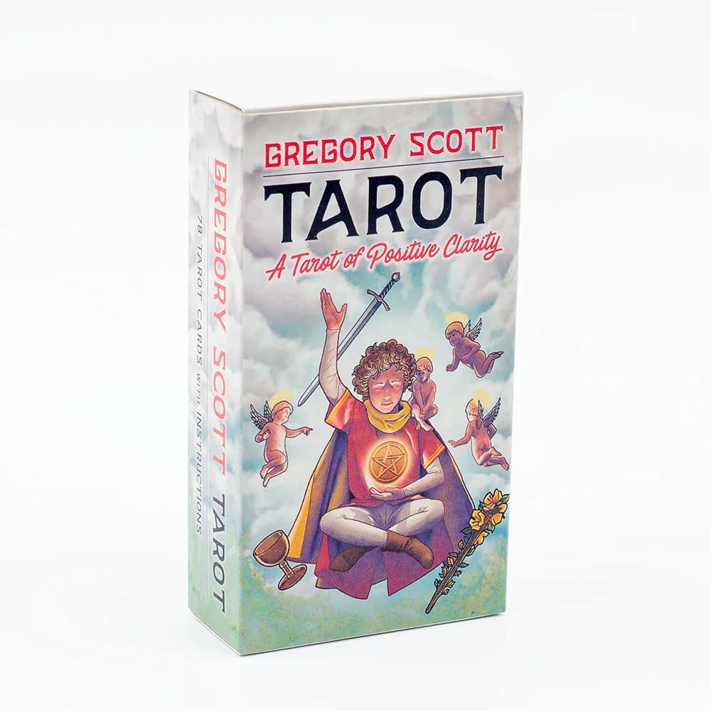 Gregory Scott Tarocchi Mazzo da 78 carte Carte da tavolo di giochi di gruppo per feste Precognizione e Divinazione Oracle Set 11,1 * 6,1 cm