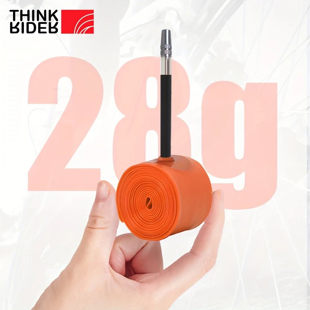 ThinkRider 1 pz ultraleggero 28g camera d'aria bici 700X18 25 28 32 bicicletta da strada materiale TPU pneumatico lunghezza 65mm valvola francese