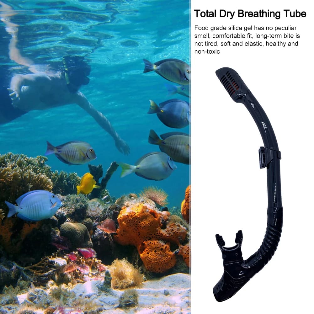 Snorkel Nuoto Snorkel con fibbia sospesa Comodo tubo di respirazione per lo snorkeling per l'attrezzatura subacquea per l'immersione libera