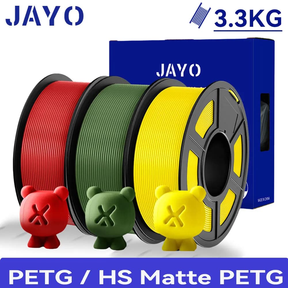 JAYO 3 PETG 3D Rolls / High Speed Matte PETG 3D Filament 1,75 mm 30 mm/s - 600 mm/s Printing range 3D PETG Printer Filament for 3D PETG