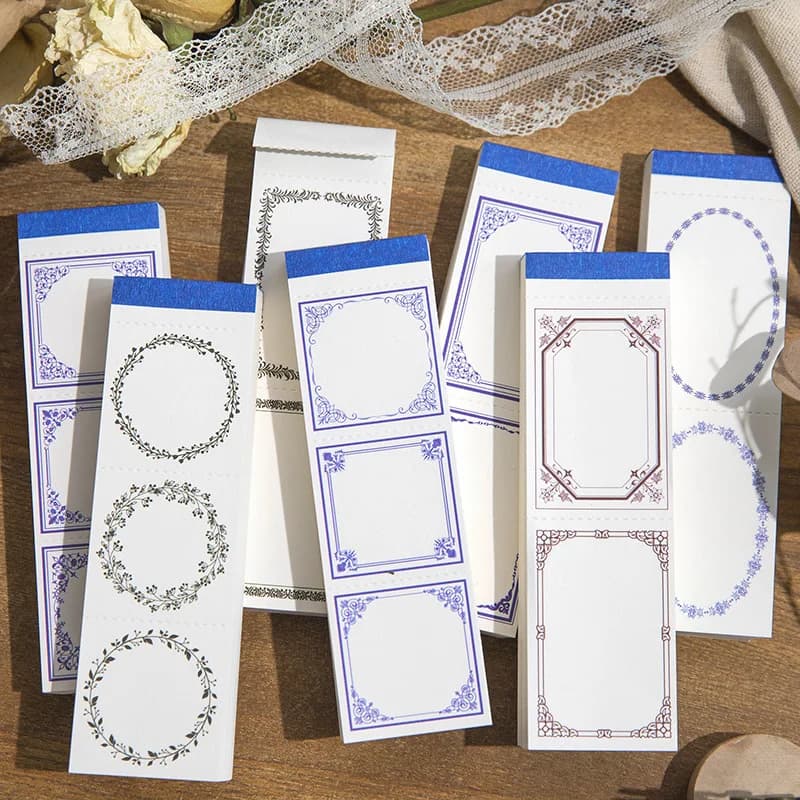 100 pz/lotto appunti materiale carta segreto giardino spazzatura diario Scrapbooking carte Retro sfondo decorazione carta