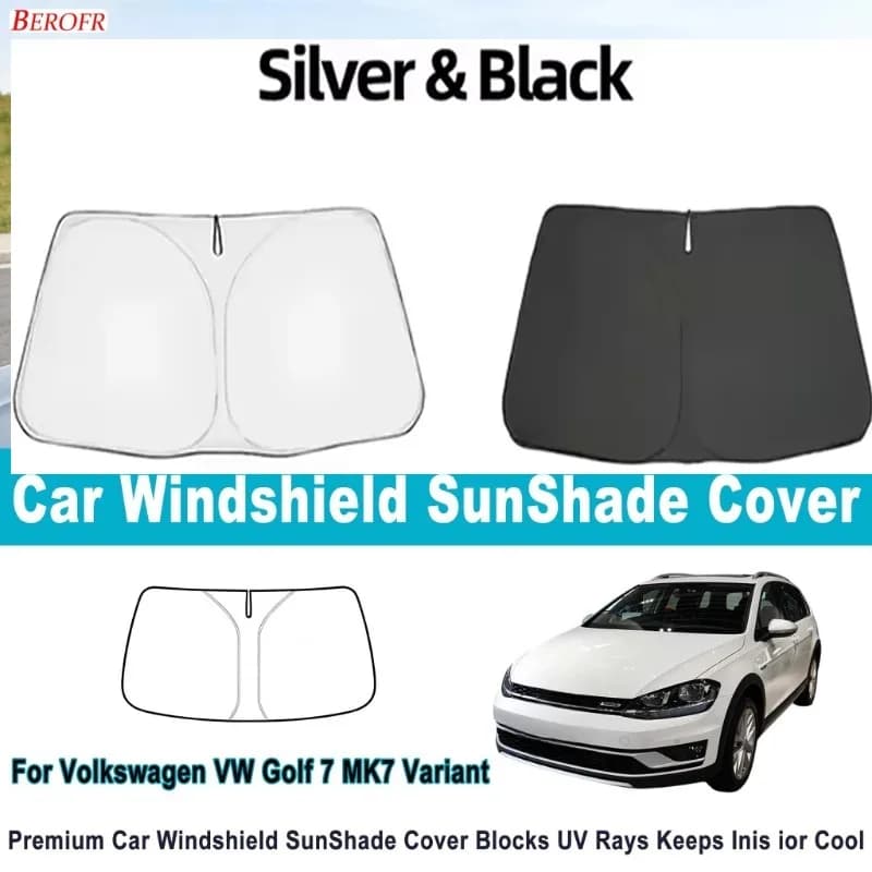 For Volkswagen VW Golf 7 MK7 Variant 2015-2021 Car Windshield Sunshade Cover Front Window Sun Shade Heat Insulation Accessories