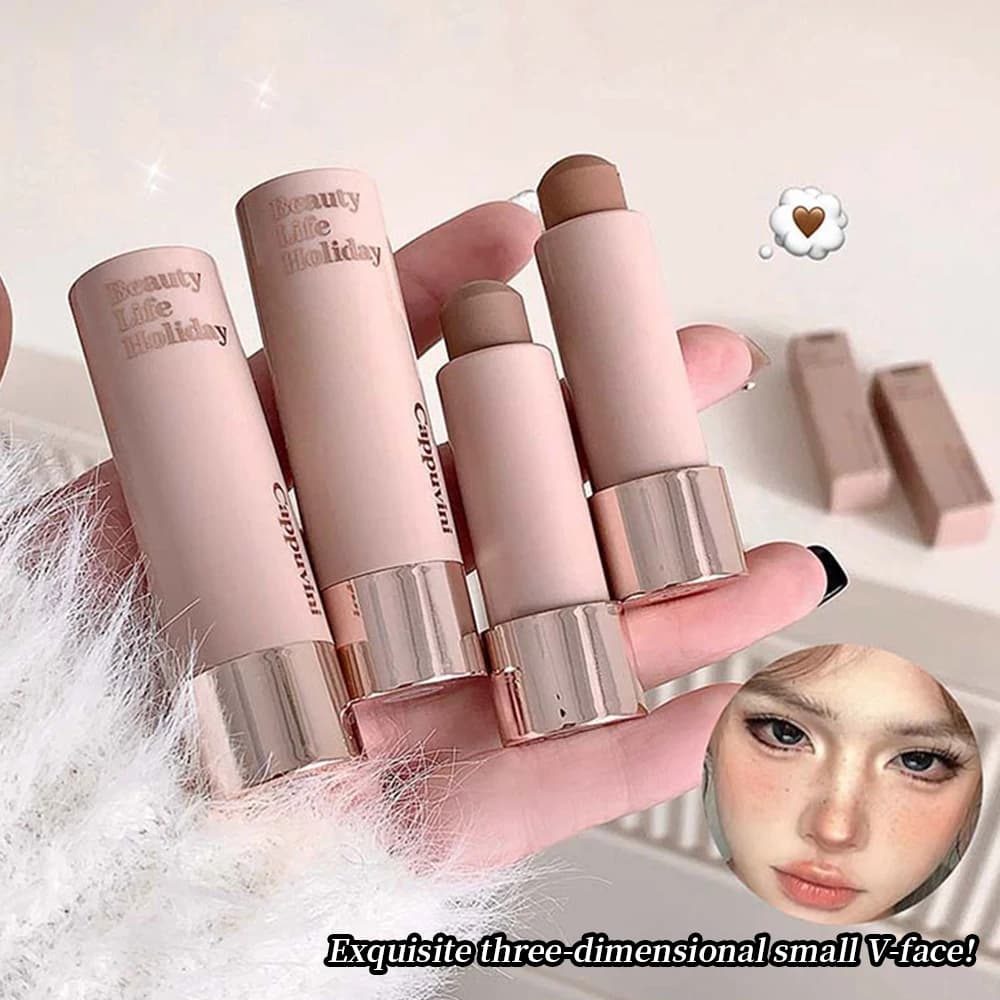 Cappuvini Bastone three-dimensional hydrating silky natural matte suitable for contour make-up shade nose
