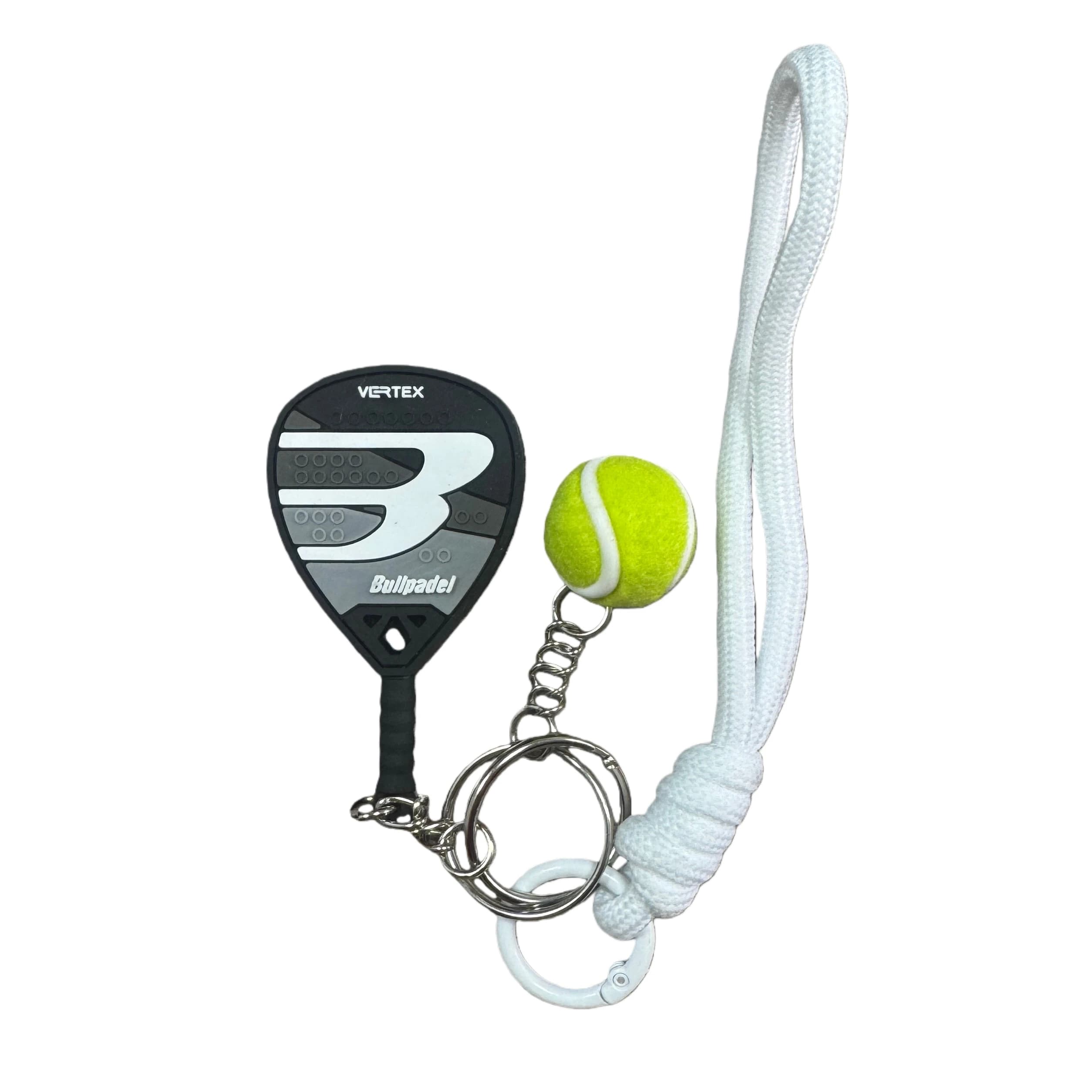 Mini tennis rack, durable material, perfect for car keys, gifts, accessories, indispensable for tennis fans