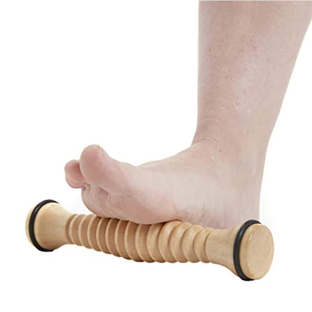 1 piece wooden foot massager roller to relax and relieve pressure.