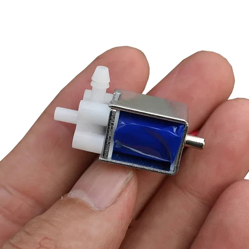 Micro elettrovalvola elettrica a 2 posizioni a 3 vie DC 5V 6V N/O N/C Mini valvola di controllo del flusso del gas dell'aria Pompa fai da te Monitor della pressione arteriosa