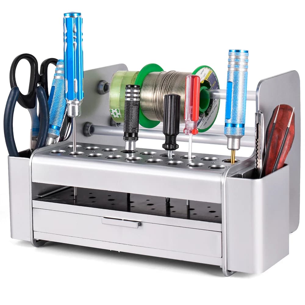 9IMOD Storage rack holder for multifunction screwdriver Table support for hexagonal and cross screwdriver kit for RC repair tools