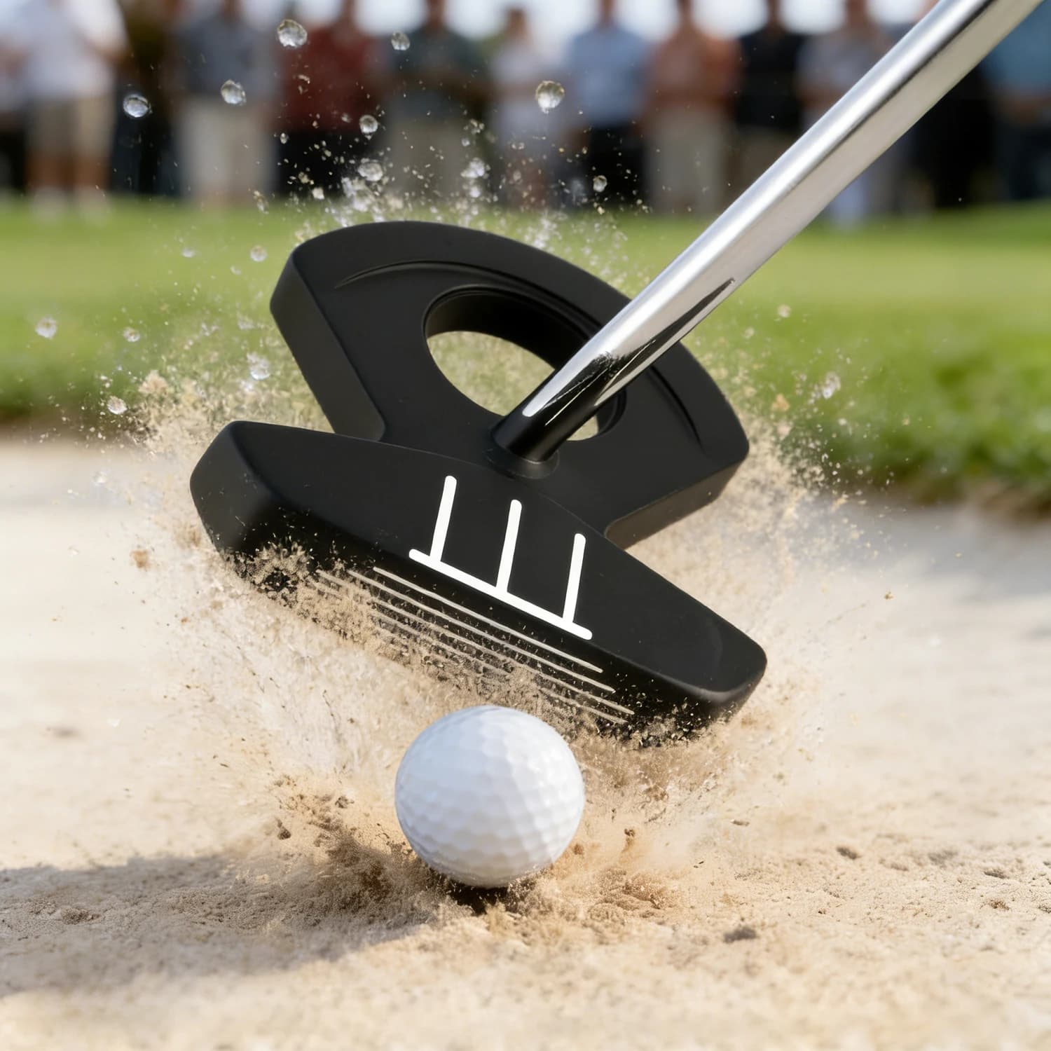 Putter da Golf con Alta Stabilità e Zero Torque, Recupero Automatico della Palla, Mazza da Golf in Acciaio Inossidabile con Materiale in Lega di Alluminio