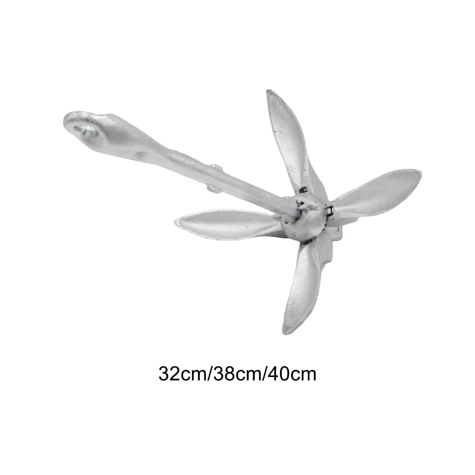 Accessori per la nautica di ancoraggio per barche pieghevoli Ingranaggio robusto in acciaio al carbonio per canoe Piccole motoslitte Waterski