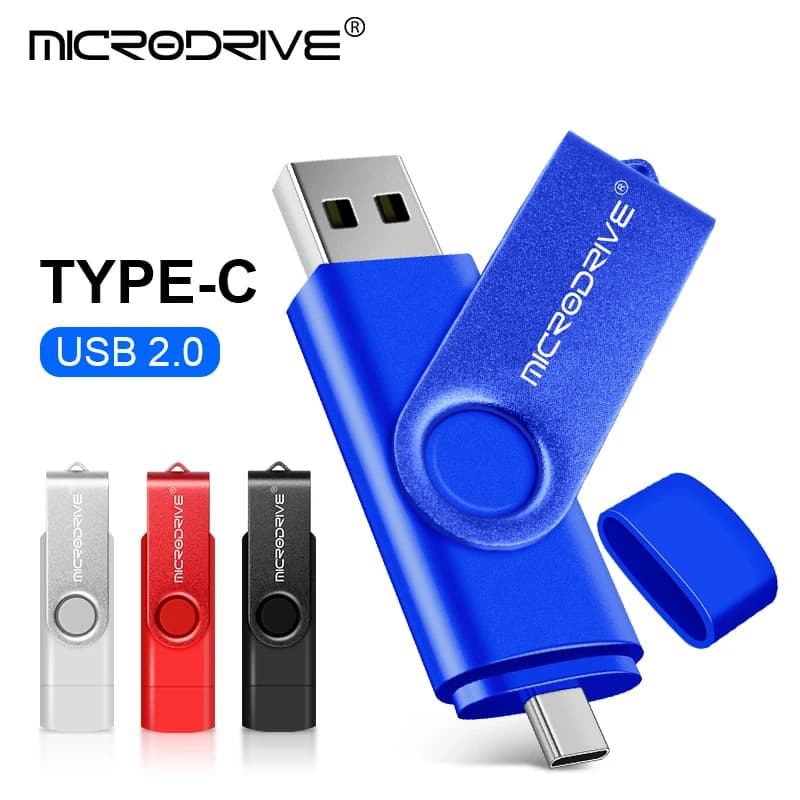 Chiavetta USB Type C ad Alta Velocità 128M OTG 256M 512M Pendrive 1GB 2GB per Android PC/Auto/TV USB C