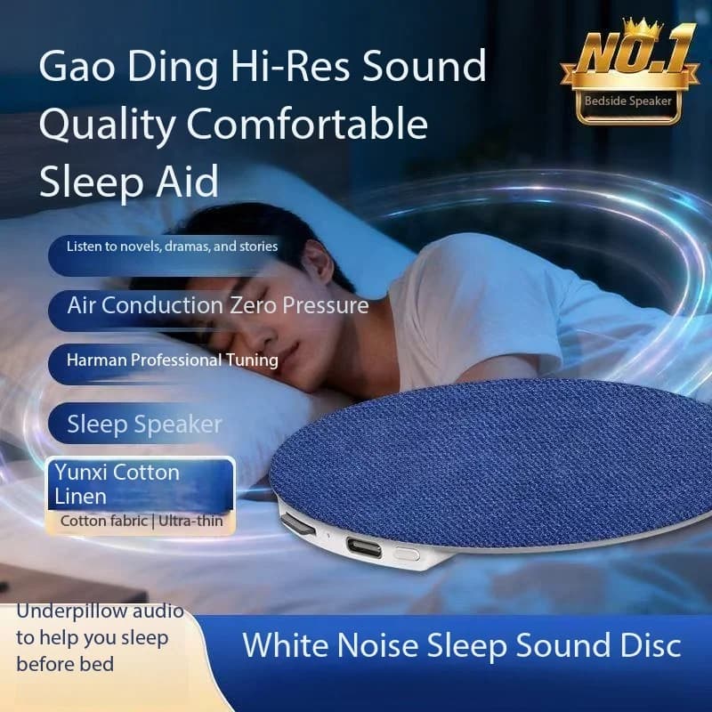 Nuovo cuscino in tessuto 2026 con mini altoparlante Bluetooth per il sonno e qualità audio HIFI ad alta dinamica
