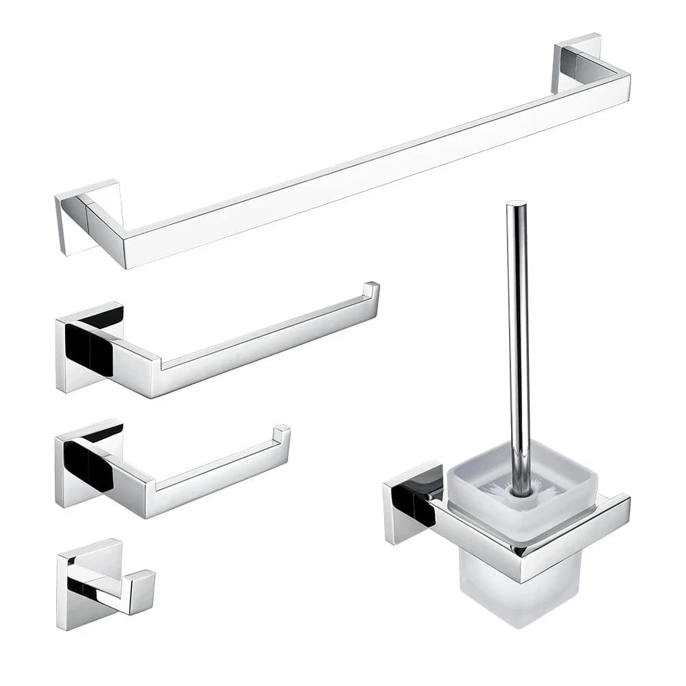 Accessori per il bagno in acciaio inossidabile di alta qualità Hardware portarotolo portasciugamani porta scopino portasciugamani