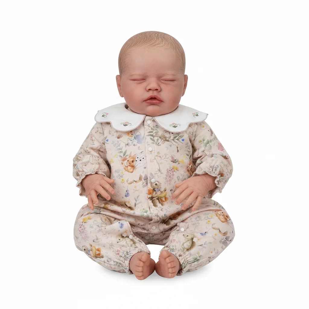 NPK 19 pollici Primrose Sleeping Baby Doll Edizione limitata Reborn Realistico Neonato Realistico Soft Touch Giocattolo da collezione