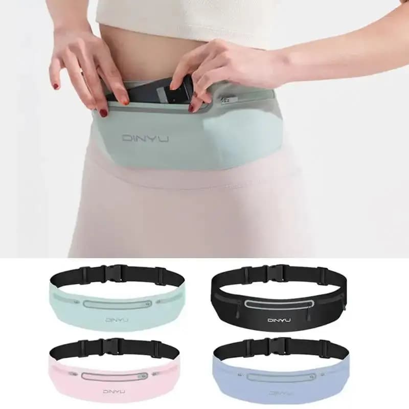 Sports Waist Bag Adjustable Wallet Man Woman Running Waist Belt Laptop Phone Holder Gym Bag