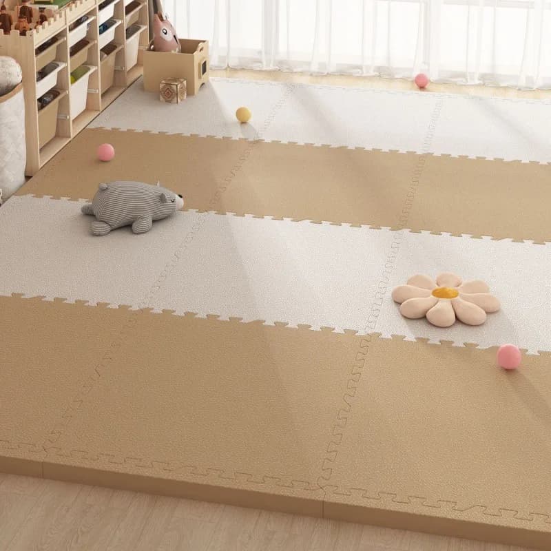 EVA Foam Children's Play Mat, Puzzle Mat for Catch, Often Carpet with Lithic Texture, Composable Floor Mat for Sports and Nursery
