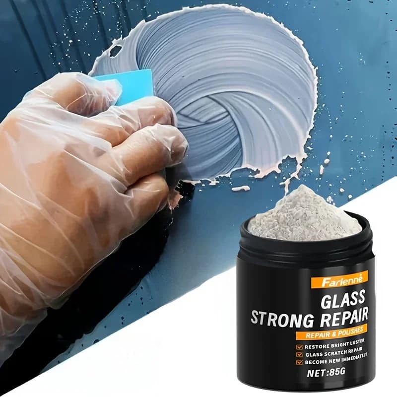 Polishing powder for super glass | Restores glass clarity | Brightness polishing | Glass scratches repair powder | nanoscale scratch repair