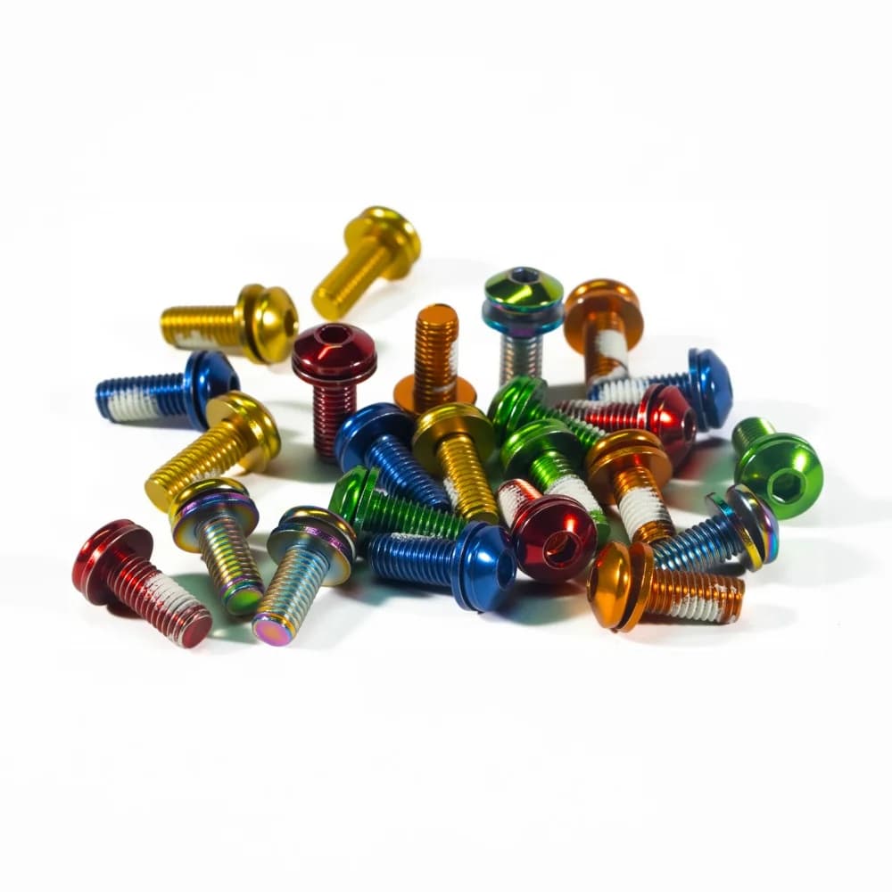 Chooee Bulloni per portaborraccia per bicicletta, viti di montaggio per portabottiglie per bici Acciaio M5 * 12mm per accessori per ciclismo su strada MTB