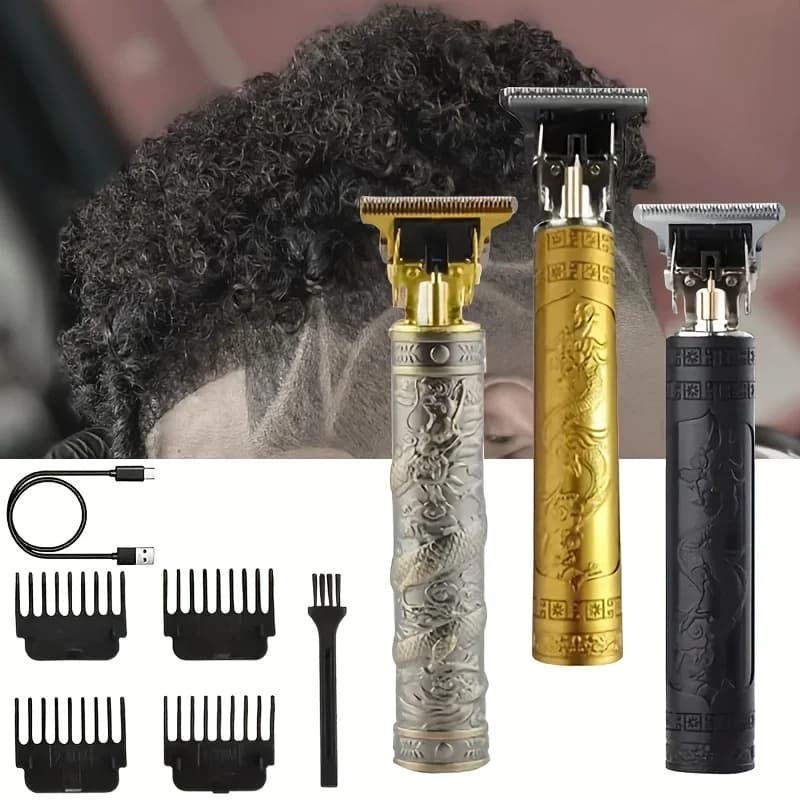 New!T9 Electric Hair Trimmer/Accessories | USB Professional Shaver | 0mm Bald Fade Cutting Machine Portable for Men Home Haircut