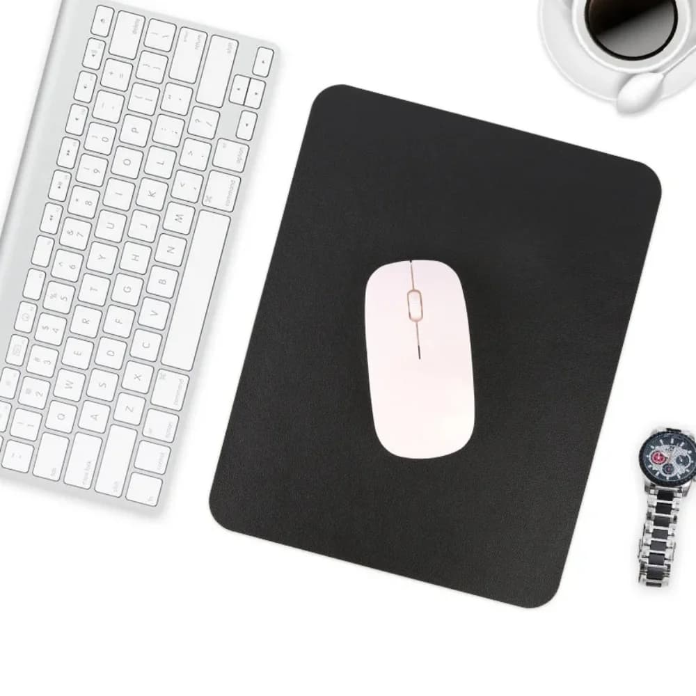 1PC Small PU mouse mat antislip leather mouse mat waterproof desktop scratch-resistant mat easy to clean for desktop laptop PC