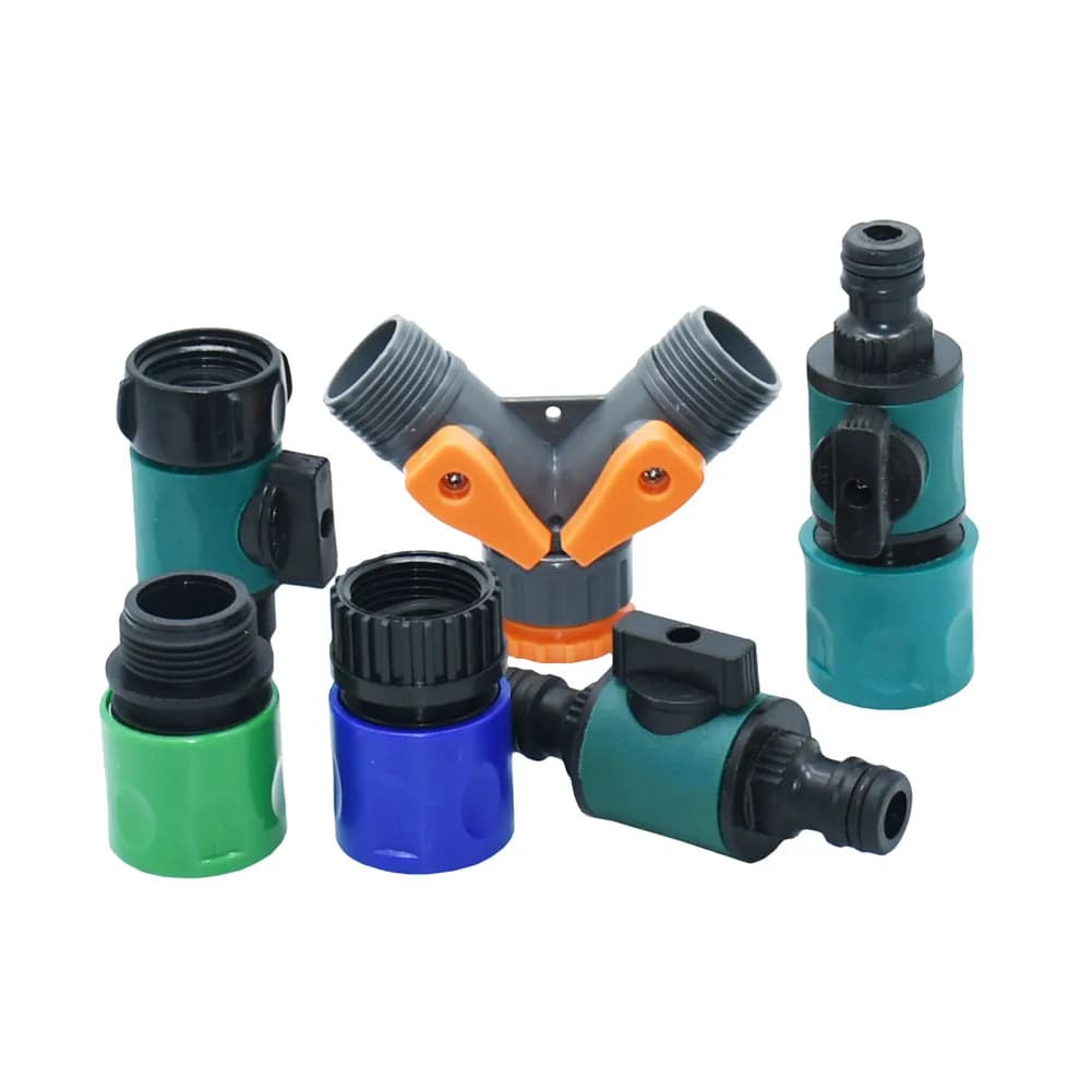 3/4" female threading nipple 16mm nipple garden faucet watering valve connector garden hose Y quick connector
