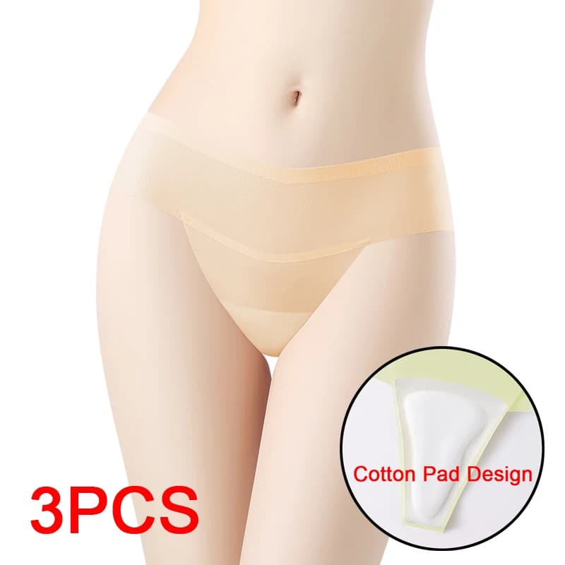 Women's Lingerie Yoga Sport Seamless Mutandine for Women Micro Underwear Cotton Mat Triangular Mutandine Set Bikini Package G-string