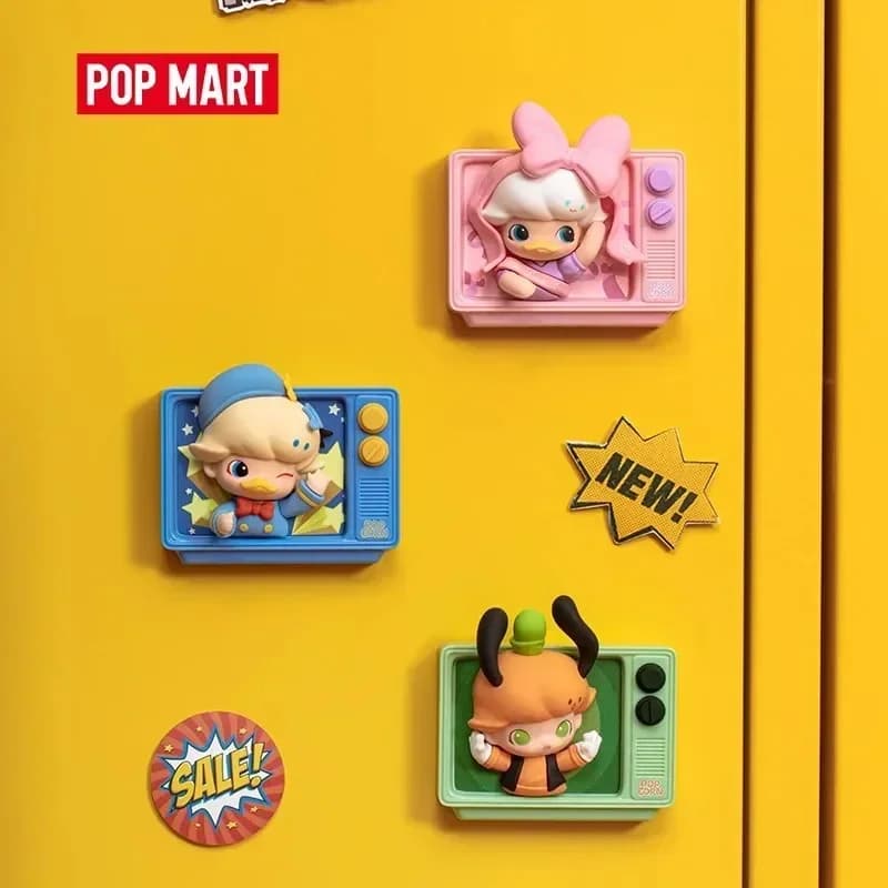 POP MART DIMOO WORLD X DISNEY Serie - Magnete da Frigo Mystery Box Blind Box Giocattoli a Sorpresa Cute Guess Bag Statuetta Anime Ornamento Regalo