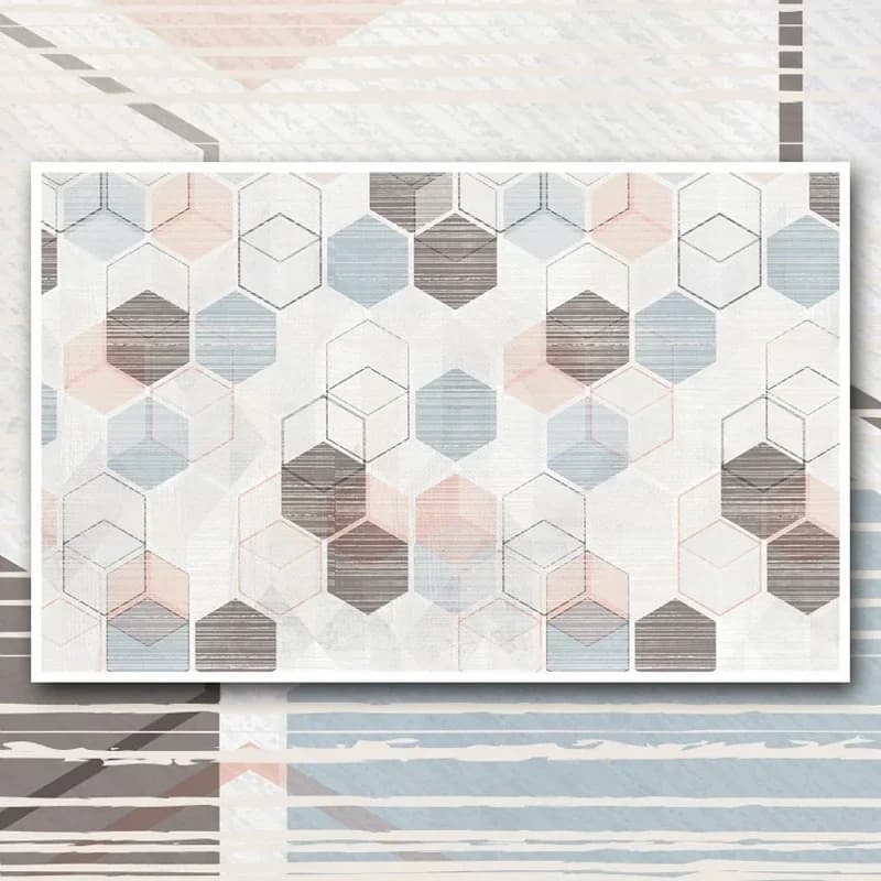 Customized Size Modern Wall Art Decor 3D Geometric Patterns Wallpaper for bedroom living room TV sofa background Decor mural