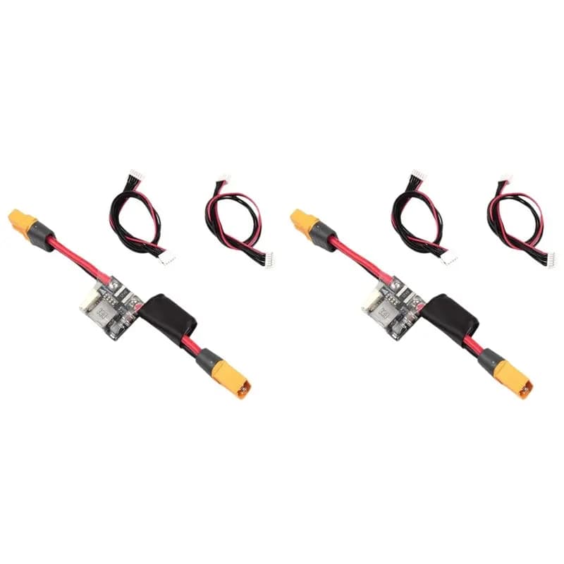 【NOVITÀ】2X Modulo di Alimentazione PM02 V3 con Connettore XT60 per Controller di Volo APM PIX32 Pixhawk 4 Mini per Droni da Corsa FPV RC