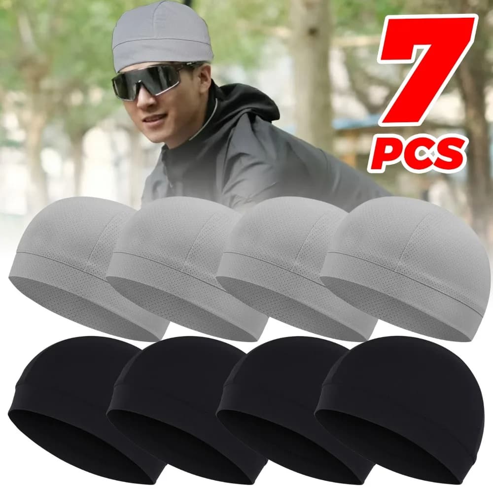 Cycling helmet Lining Fast Drying Breathable Sports Hat Elastic Fitness Race Cap Man Woman Outdoor Equipment