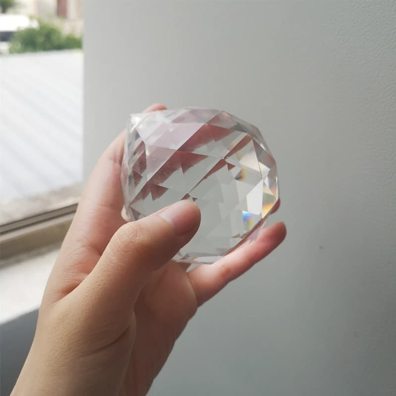 1 pezzo di perline a prisma sfuso in vetro cristallo da 100 mm, utilizzate per la creazione di gioielli, accessori fai da te fatti a mano