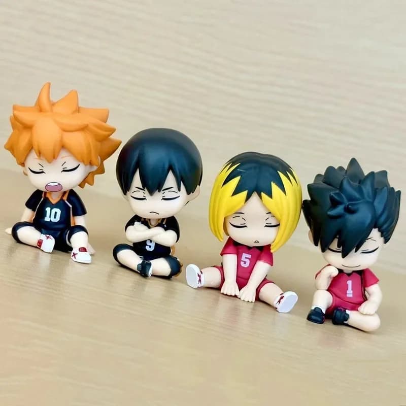 New Haikyu Blind Box with Colorful Characters on the Shoulder, Modellini Action Figure by Kageyama Tobio and Kozume Kenma, Nice Ornamental Dolls, Children's Gifts