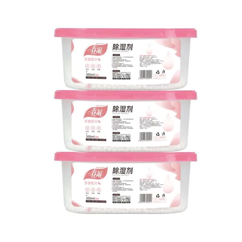 3 scatole Assorbitore di umidità per guardaroba Scatola di deumidificazione riutilizzabile a prova di umidità per guardaroba Lavanderia