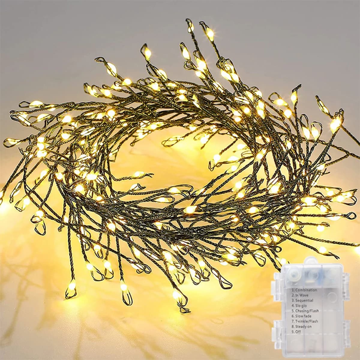 Battery Powered String Lights LED Copper Wire Fairy Lights Garland Christmas Lights For New Year Party Wedding Tree Decoration