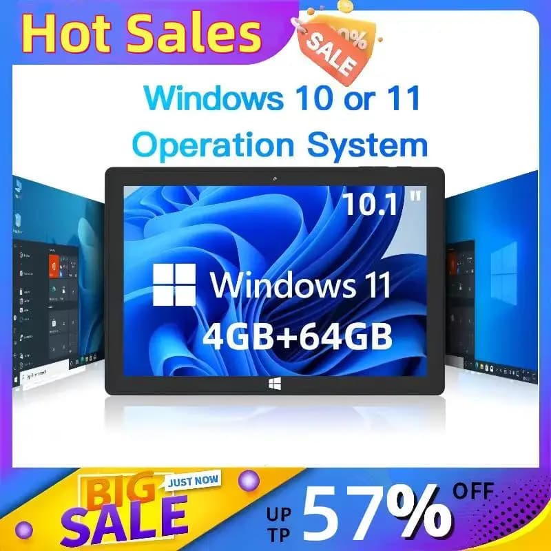 4 GB DDR3 RAM 32 GB/64 GB ROM 10,1 POLLICI Windows 10/Windows 11 Tablet 64 bit Z8350/N3350 CPU 1920*1200 Schermo IPS Porta HDMI USB 3.0