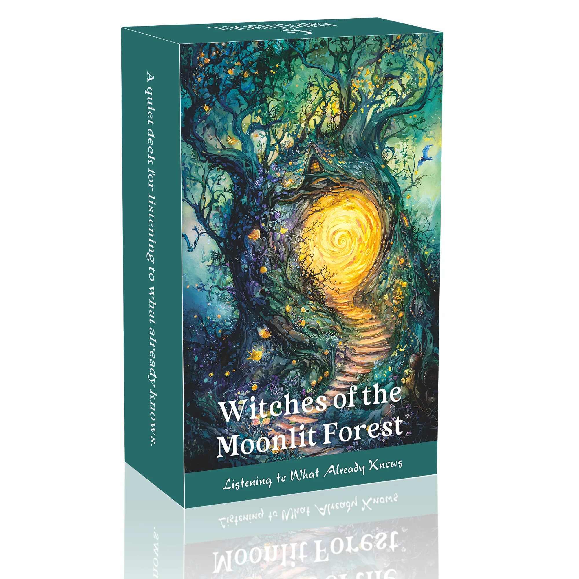 Streghe della foresta illuminata dalla luna, Carte Oracle originali, 54 carte per guidare una vita attiva, Giochi di carte, Carte dei Tarocchi, 12*7 cm, 14+