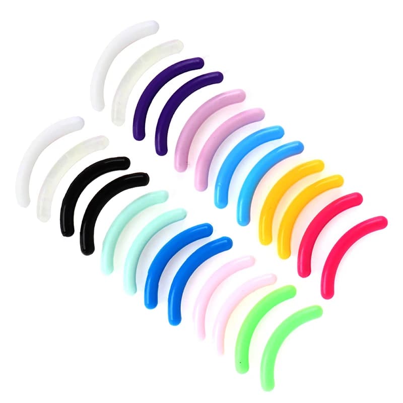 20 pcs refill for women's eyelashes, rubber elastic spare pad, silicone gel pads, eye makeup tools