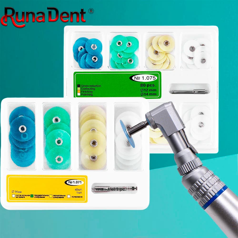 Dental polishing discs for composites Ceramic Glass Ionomer Finishing and polishing Consumption materials for restorative dentistry