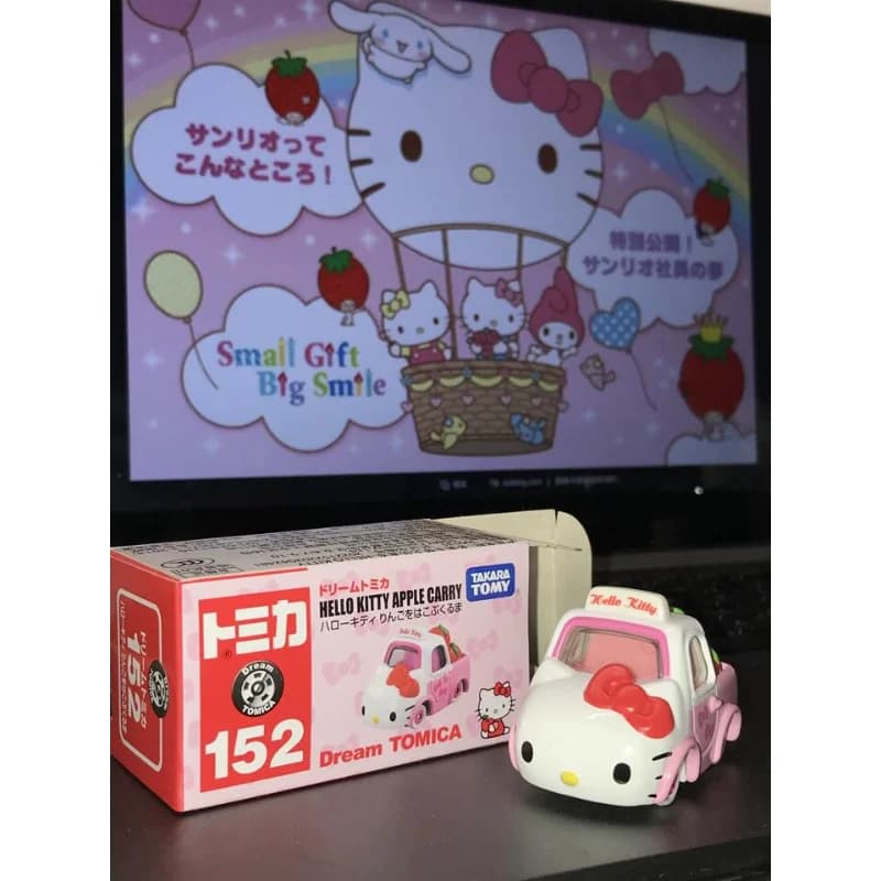 Takara Tomy Tomica Dream Tomica Hello Kitty Diecast Car Model Anime Collectible Toy Gift for Kids Girls In Stock