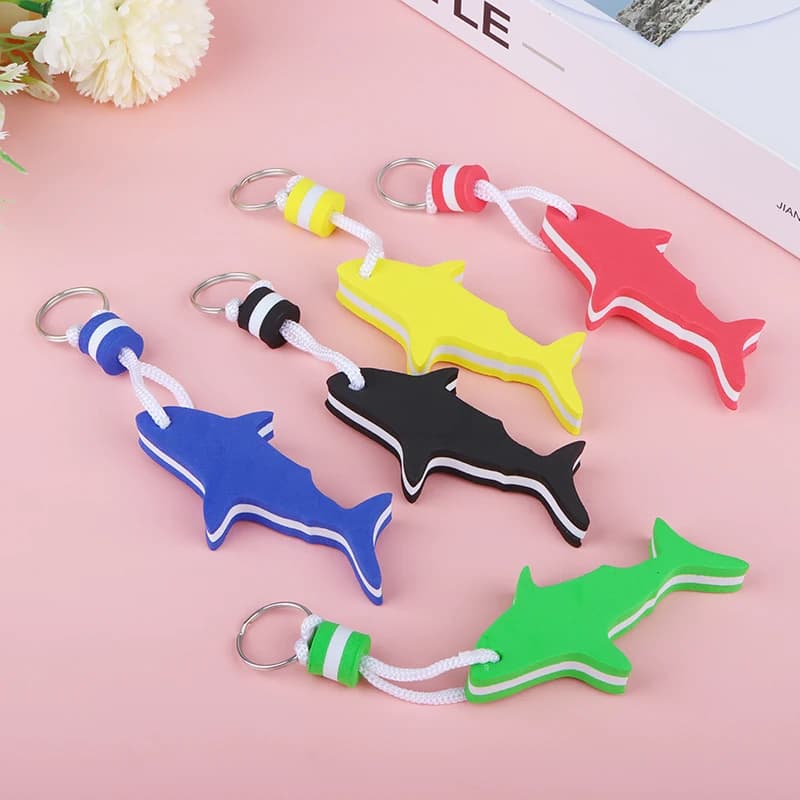 1Pc canottaggio mare vela pesca acqua galleggiante portachiavi EVA portachiavi ciondolo sport acquatici gommoni accessori