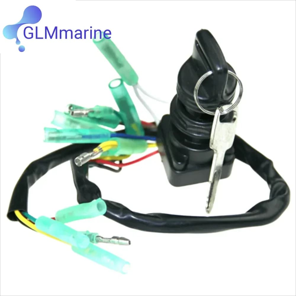 Interruttore di accensione con chiave 703-82510-43 per Yamaha 75 85 115 150 HP 2 / 4 tempi scatola di controllo fuoribordo 703-82510-43-00 MP51040